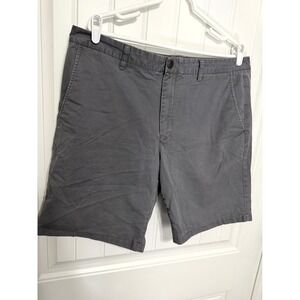 Bonobos Chino Shorts Mens 38 Gray Stretch Flat Front Casual Summer